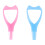 20pcs Eyelash Comb Shield Set, Pink & Blue, 10.7x4.4cm 13