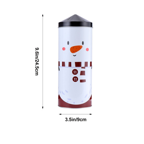Christmas Tin Box Assorted Color Storage Biscuit Container 1