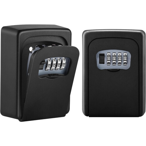 Wall Mount Key Lock Box – 4-Digit Resettable,