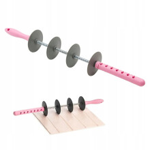 Rouleau à pâtisserie réglable, trancheuse et outil de façonnage du pain – Accessoire de cuisson multifonctionnel pour le pain maison,
