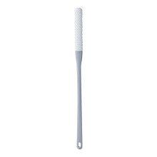 Spazzola per piedi grigia, detergente morbido in silicone per la pulizia degli spazi tra le dita dei piedi, allevia il prurito, strumento per la cura