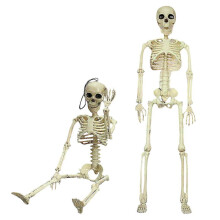 Esqueleto articulado de 40 cm para decoración de Halloween