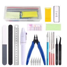 24-Piece Model Building Tools Kit for Car and Airplane Assembly Craft Projects