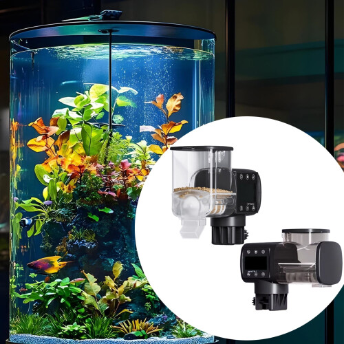 Smart Fish Feeder with Timer Function, Easy Installation for Freshwater/Saltwater Aquariums 1