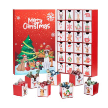Adventskalender för återanvändbar nedräkningskalender med dagliga fickor