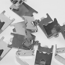 Lot de 20 clips de fixation pour étagères de réfrigérateur en acier inoxydable, support de grille facile à installer