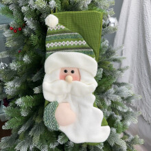 Grandes chaussettes de Noël, Père Noël, bonhomme de neige, renne, sac à bonbons, sac cadeau, décorations de Noël