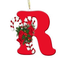 Pendentif décoratif pour sapin de Noël (26 lettres), ornements de sapin de Noël, décoration suspendue personnalisée pour la maison ou le bureau.