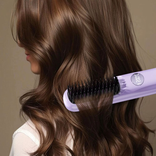 Numoya Go Brush Pro2025 – Φορητή επαναφορτιζόμενη βούρτσα ισιώματος μαλλιών, συμβατή με το 1