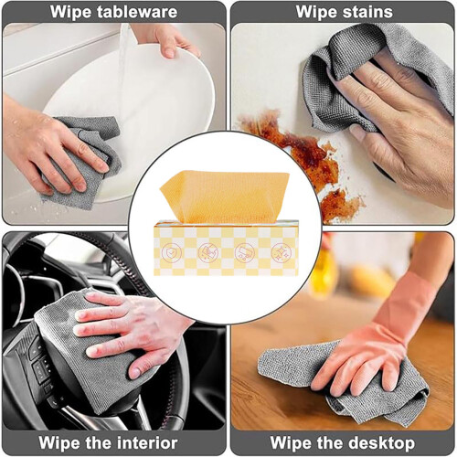 Kitchen Dishcloths Thickened Washable Reusable 20 pcs 2