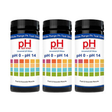 Universal pH Test Strips 0-14 Range PET 100 pcs