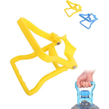 Poignée de bouteille d'eau antidérapante, 5 cm de diamètre x 17,5 cm de longueur, jaune (1 pièce) – Compatible avec les bouteilles standard