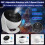 Upgrade 13-in-1 Projector for Bedroom | Projector with Timer & Adjustable 4