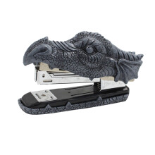 Dragon Head Stapler, Novelty Resin Stapler for Desk & Home Decor – Compatible with Standard Staples
