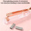 Clear Plastic Stapler with Modern Design - Lightweight Office Binding Tool for Paper Documents - For Office Classroom Use 3