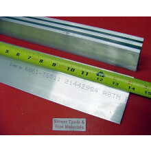 4 Pieces 1/4" X 3" ALUMINUM FLAT BAR 14" long 6061.250" Plate Mill Stock