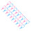 20pcs Eyelash Comb Shield Set, Pink & Blue, 10.7x4.4cm 15