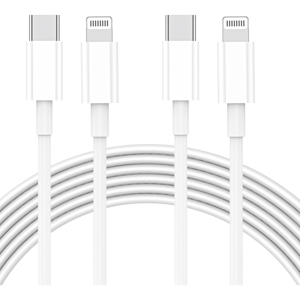 2-Pack 10Ft Usb-C To C Fast Charging Cable, Mfi Certified, Compatible With Iphone 14/13/12/11/Xr/Xs/X/8/8 Plus & Ipad 9071309938401