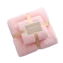 2-in-1 Cotton Bath & Face Towel Set – Thick, Soft, Highly Absorbent, Sustainable – Compatible with Hotels, Spa, Bathroom, Dorm