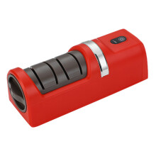 Ascuțitoare electronică USB, piatră de șlefuit, ascuțitoare portabilă cu 3 viteze pentru ascuțirea bucătăriei, portabilă, reîncărcabilă