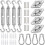 Kit de fixation pour voile d'ombrage - Acier inoxydable 304 1