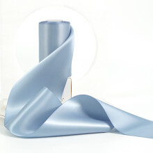 Staubblaues Satinband, 4 Zoll x 10 Yards