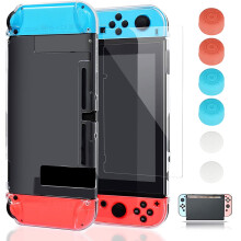 Funda protectora de TPU para Nintendo Switch – Compatible con base de acoplamiento,