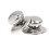 2pcs/set Stainless Steel Replaceable Cover Button Pan Pot Glass Lid Cover Handle 4