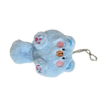 Llavero de peluche con forma de gato, colgante de animal de dibujos animados, llavero de muñeca de peluche a la moda, joyería para mochilas y