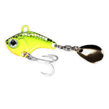 2Pc Vibration Metal Rotary Fishing Lure Spoon Jigs Winter Trout Hard Lures Tackle