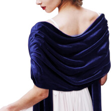Plush Velvets Shawl Comfortable Sophistication Shawl Dating Night Shawl Suitable for Both Genders
