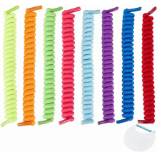 Cordon élastique pour visière de chapeau de soleil, lacets de chaussures, 8 paires, 8 couleurs