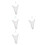 4Sets Mehrzweck-Fischernetz Nylon Plastikköder Fischreuse 5