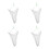 4Sets Mehrzweck-Fischernetz Nylon Plastikköder Fischreuse 8