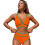 Dambikini sportbaddräkt orange XL 1