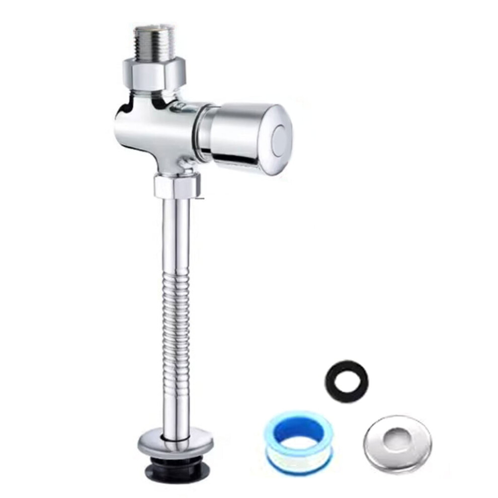 Strong Brass Manual Urinal Flush Valves With Delayed Shut Off Heavy Duty Hand Press Urinal Valves For Water Conservation 9071309935523