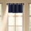 Thermal Blackout Kitchen Curtains - Light Blocking Grommet Top Window Panels (1429 Inch, Navy) 3