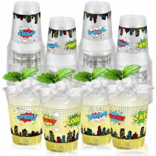 Plastové poháre Hero 12 oz priehľadné jednorazové 50 ks