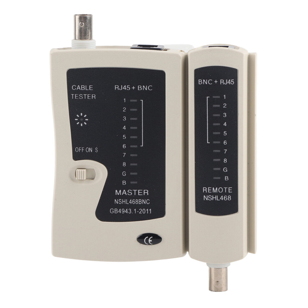 Rj45 And Bnc Cable Tester Â Compact Multiport 9058772240705