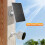 Panel solar de 4 W y 5 V blanco para Pro 4 Ultra 2 3