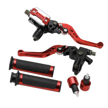 Motorcycle Handlebar Brake & Clutch Lever Set 22mm Aluminum Alloy Universal