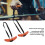 2 Stück hornförmige Pull-Up-Griffe aus Nylon, orange 3