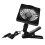 4Pièces Ventilateur De De Rotatif ABS Noir 1