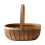 Wooden Wicker Picnic Basket with Handle 1