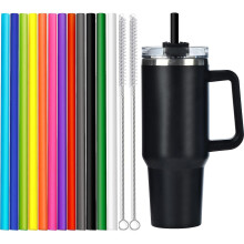 Lot de 12 pailles en polypropylène de 30 cm (12 pouces) pour gobelets de 890 ml (30 oz) et 1,2 L (40 oz)