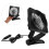 4Pièces Ventilateur De De Rotatif ABS Noir 11