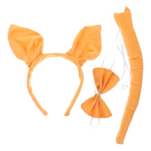 4Ensembles -Têtes Costume Kangourou Orange Durable Et Confortable