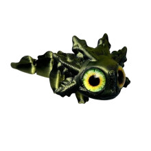 Figurine de salamandre imprimée en 3D (1 pièce) avec yeux mobiles et articulations multiples, idéale pour la décoration de salon ou tout autre