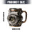 Turbocharger Inspires Resin Mug Drinking Cup with-engine cup 4