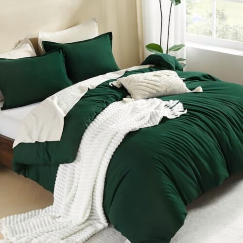 Komplet pościeli Emerald Green Queen, 3 elementy